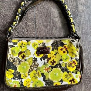 Marc Cain designer purse chain strap floral